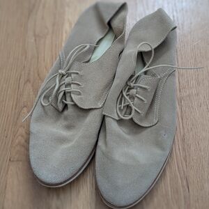 Nisolo Women's Beige Suede Shoes